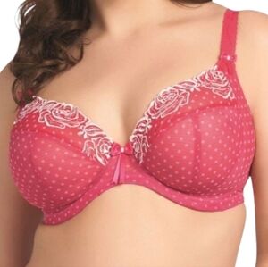 ELOMI 42GG Bright Pink Unlined Bra